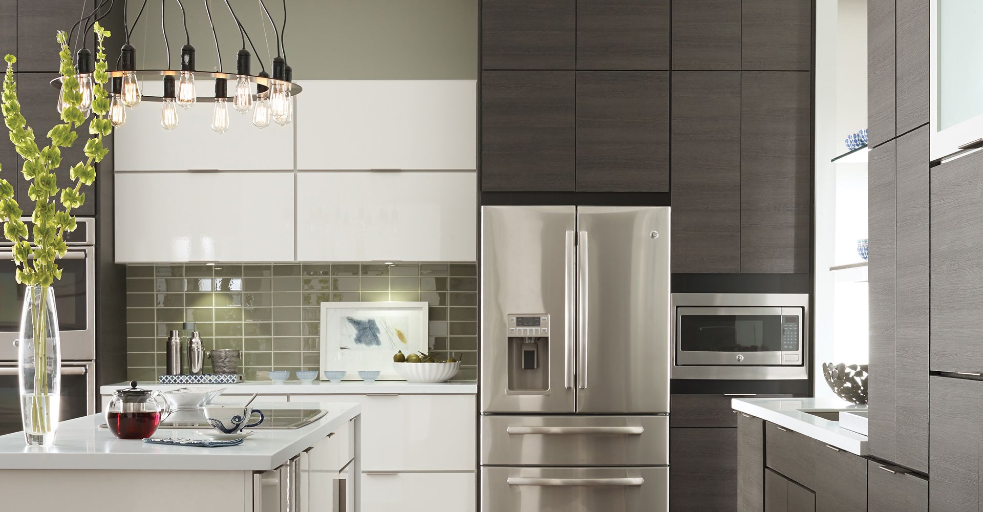 Custom Cabinets and Countertops in a Kitchen